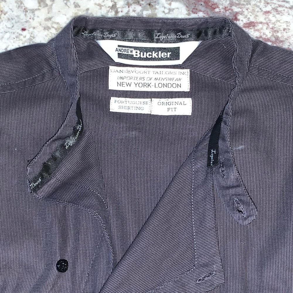 Andrew Buckler Double Breasted Shirt